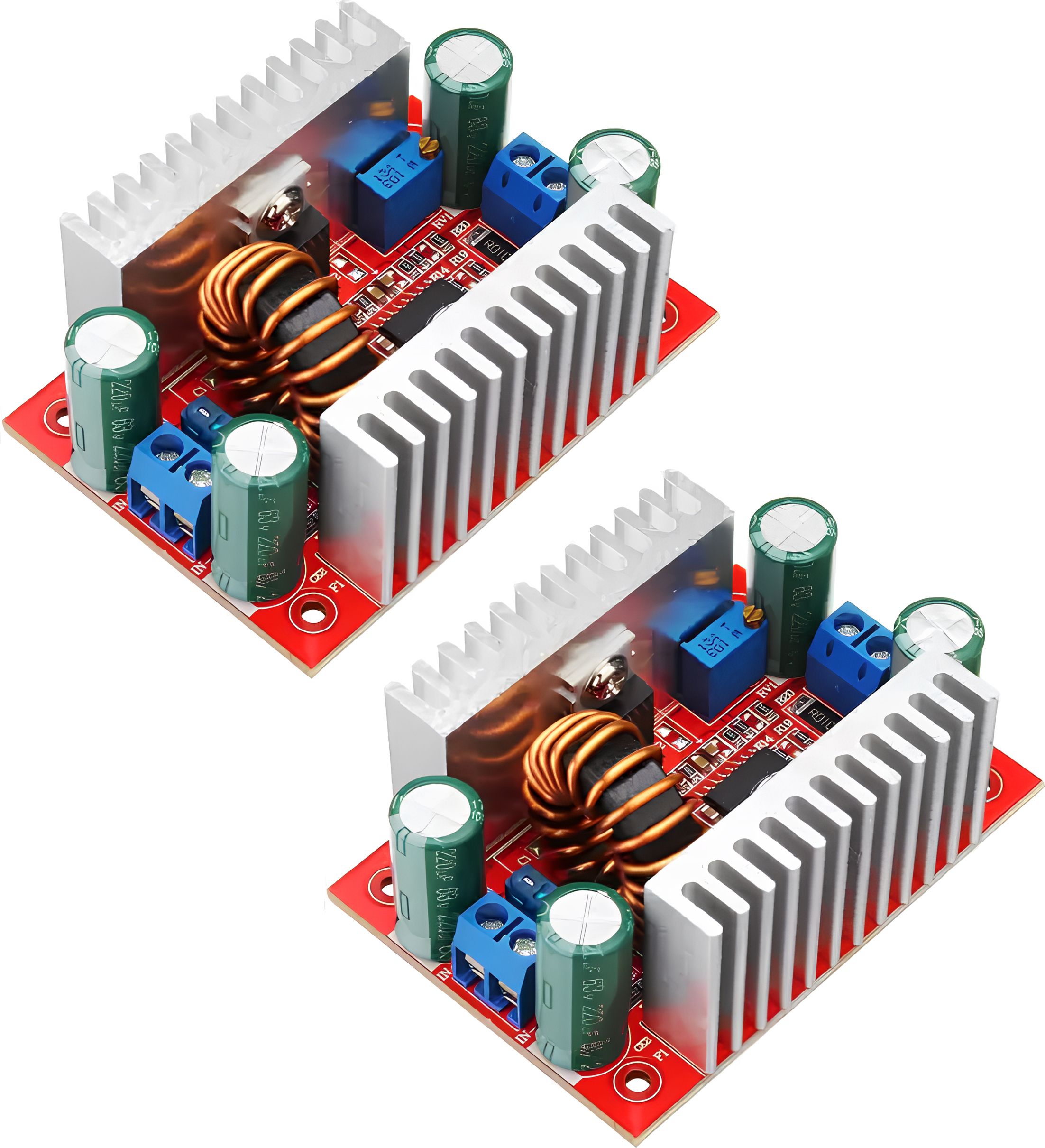shockley DC 400W 15A Step-up Boost Converter Power Supply DC8.5V-50V to DC10V-60V (2 Pc) Multipurpose Controller-picture-13