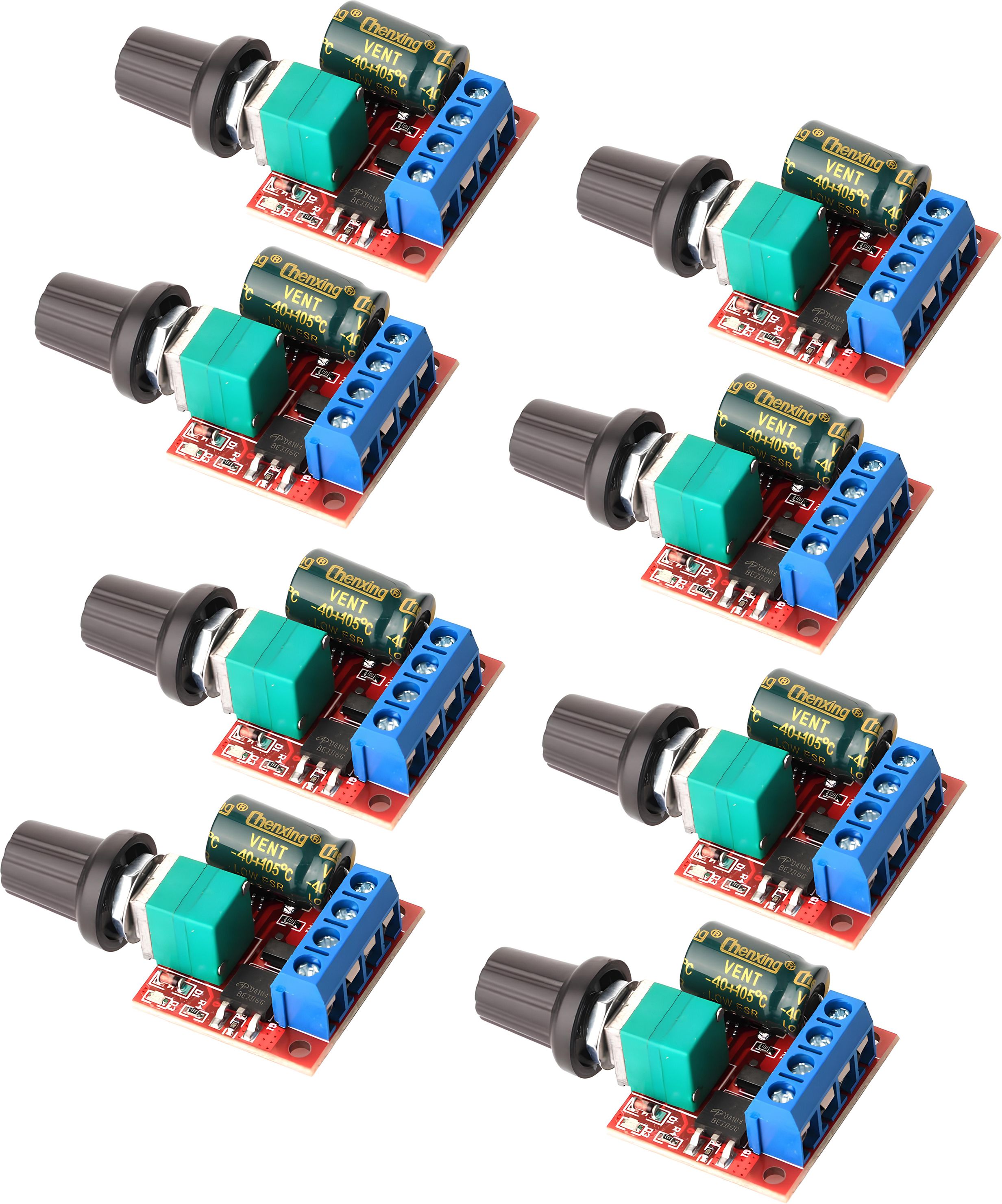 shockley 5A 5V-35V DC Motor Speed Controller 6V 12V 24V PWM Variable Regulator (8 Pc) Multipurpose Controller-picture-24