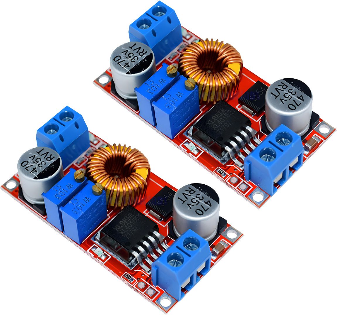 shockley XL4015 DC-DC Buck Converter Step Down Lithium Battery Charger Module (2 Pc) Multipurpose Controller-picture-37