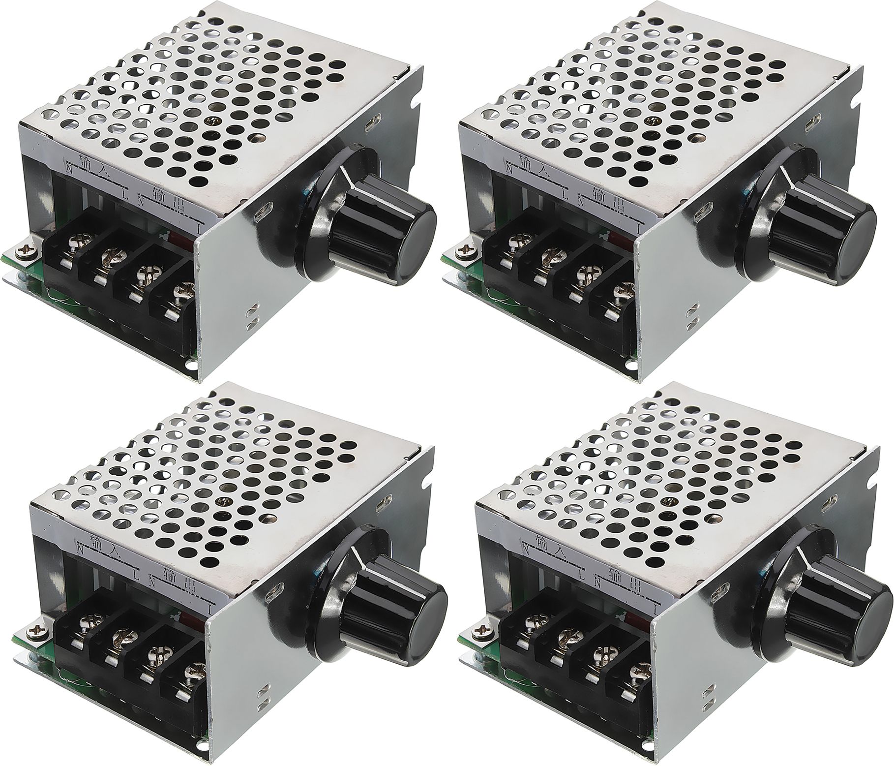 shockley 4000W SCR Triac AC 220V Voltage Regulator Speed Controller Light Dimmer (4 Pc) Multipurpose Controller-picture-29