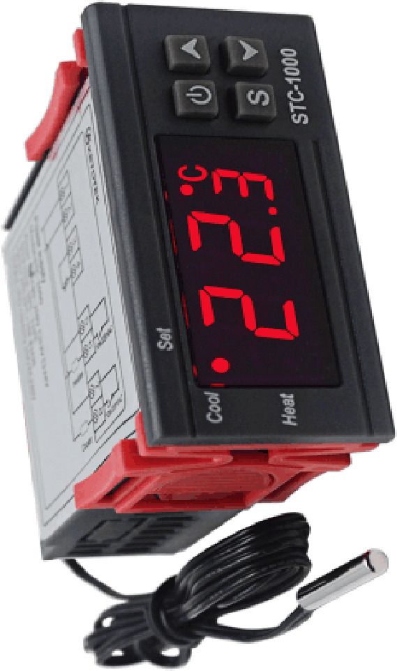 TM&W STC-1000 220V All-Purpose Temperature Controller Thermostat with Sensor Multipurpose Controller