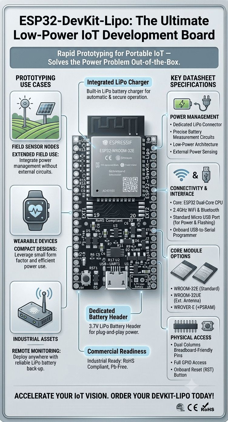 CktHub ESP32 Wroom 32E with Lipo Multipurpose Controller-picture-30