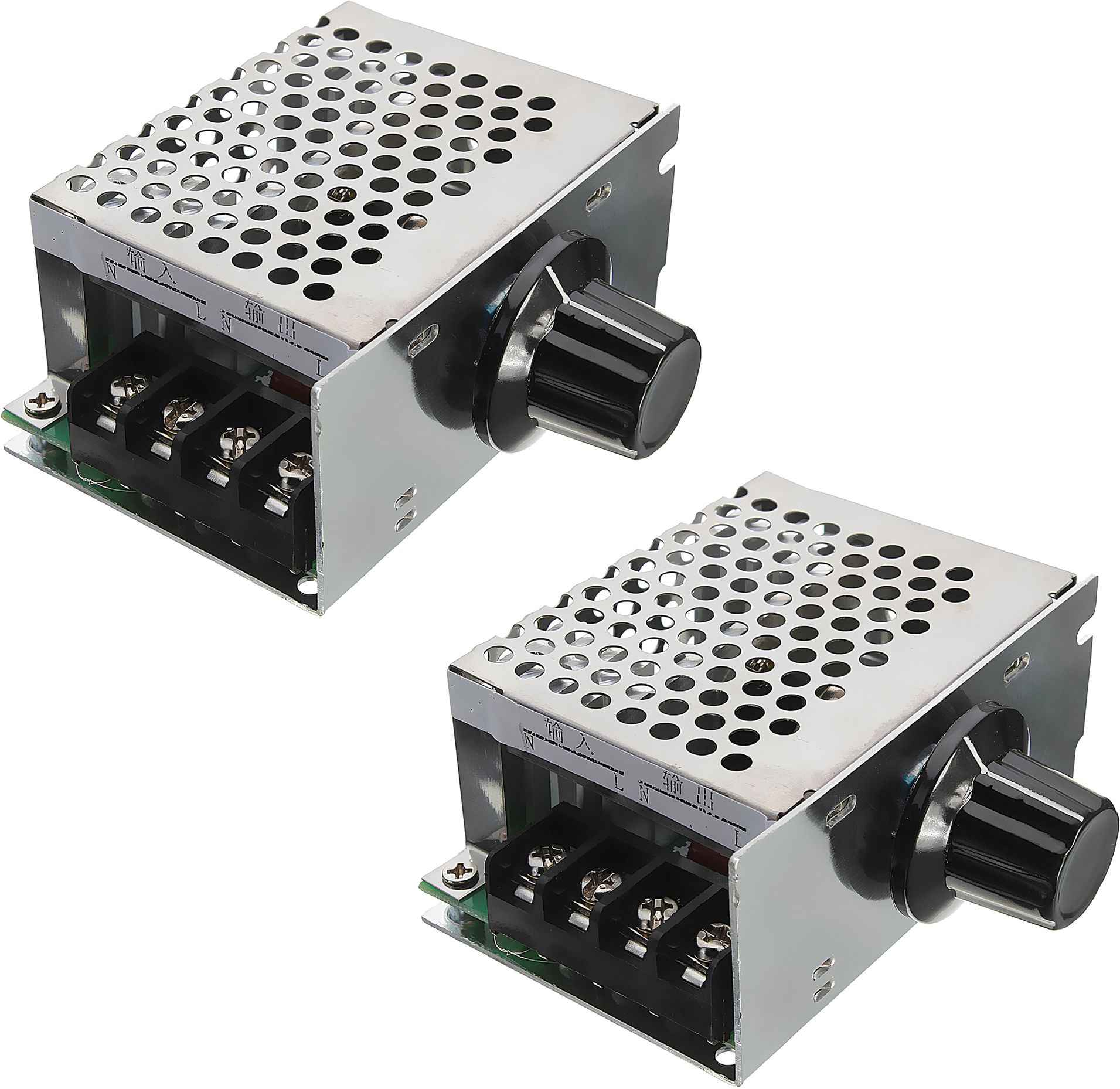 shockley 4000W SCR Triac AC 220V Voltage Regulator Speed Controller Light Dimmer (2 Pc) Multipurpose Controller-picture-20