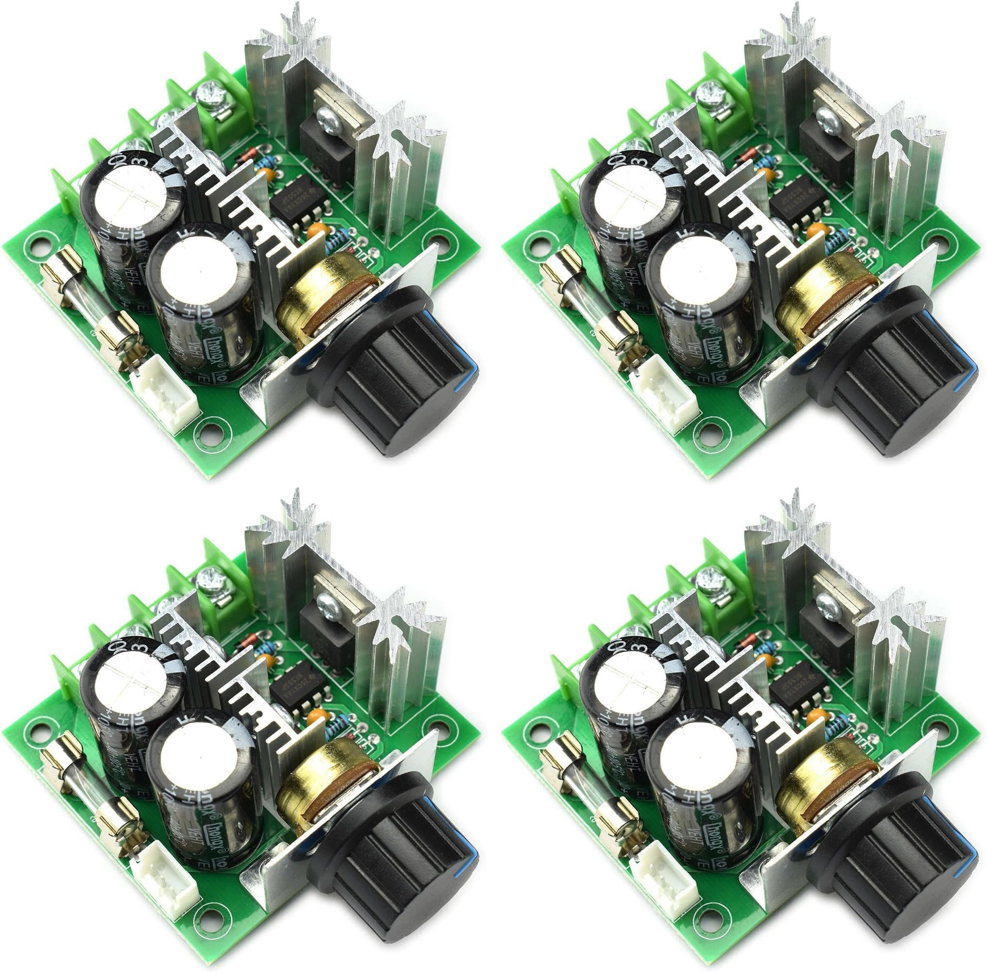 shockley 10A 12-40V DC Motor Speed Controller 12V 24V PWM Variable Speed Regulator (4 Pc) Multipurpose Controller-picture-39