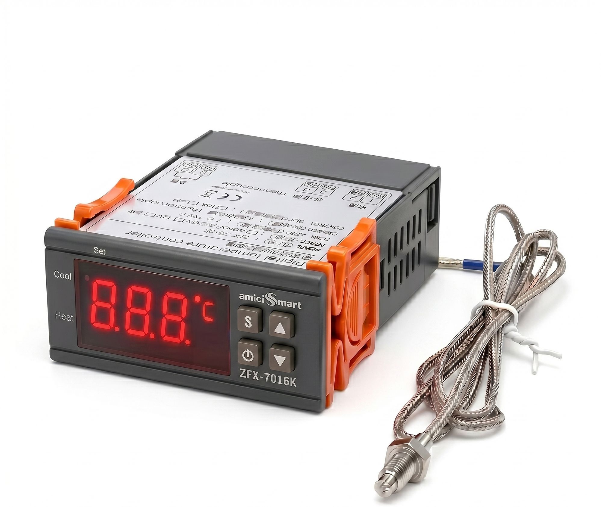 amiciSmart ZFX-7016K Digital Temperature Controller 220V 30A with K-Type Sensor Multipurpose Controller-picture-13