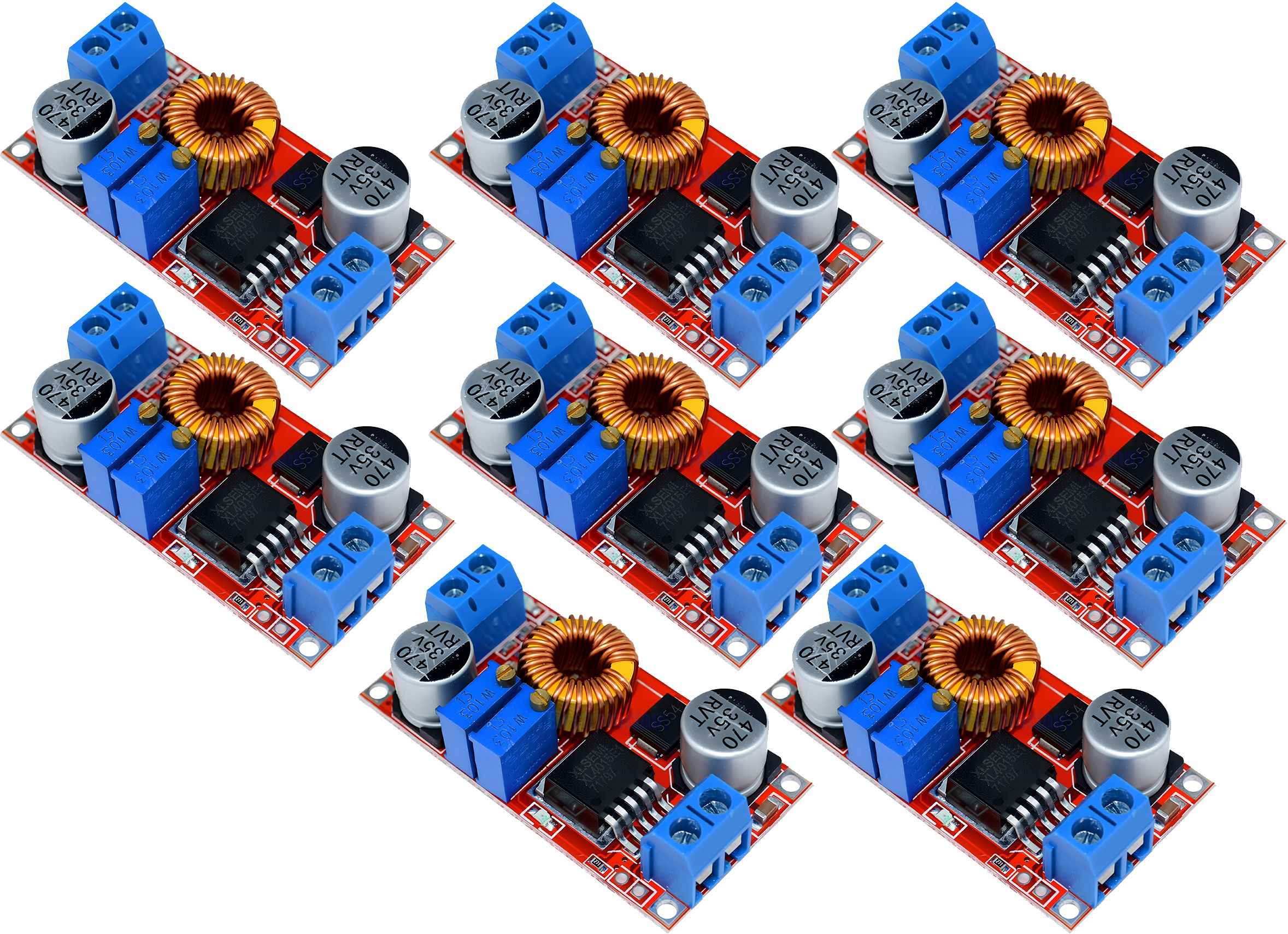 shockley XL4015 DC-DC Buck Converter Step Down Lithium Battery Charger Module (8 Pc) Multipurpose Controller-picture-25