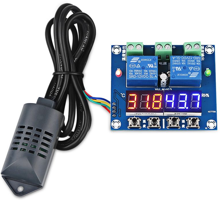 TM&W XH-M452 Thermostat Temperature Humidity Thermometer Hygrometer DC 12V 1 pcs Multipurpose Controller