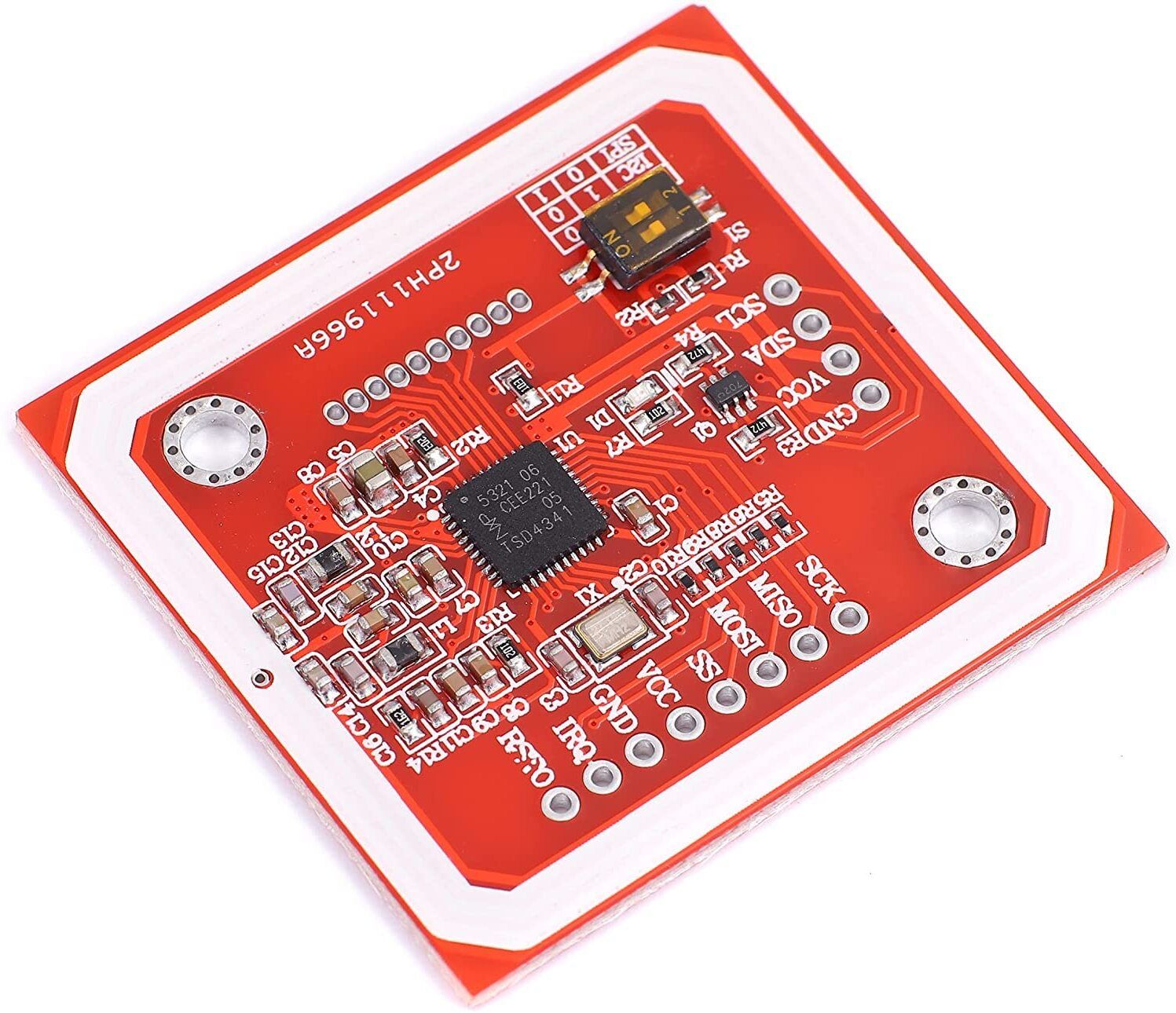 ROBODIUM PN532 NFC Reader Module, 13.56 MHz RFID Reader/Writer, I2C/SPI/UART Interface Multipurpose Controller
