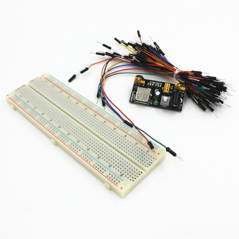 ROBODIUM 830-Point Solderless Breadboard Kit with Power Supply Module Multipurpose Controller