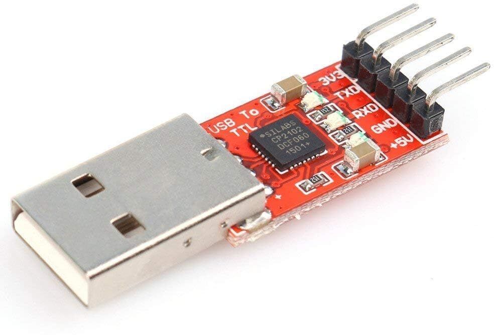 ROBODIUM CP2102 USB to TTL UART Serial Converter Module, 12 Mbps Speed Multipurpose Controller