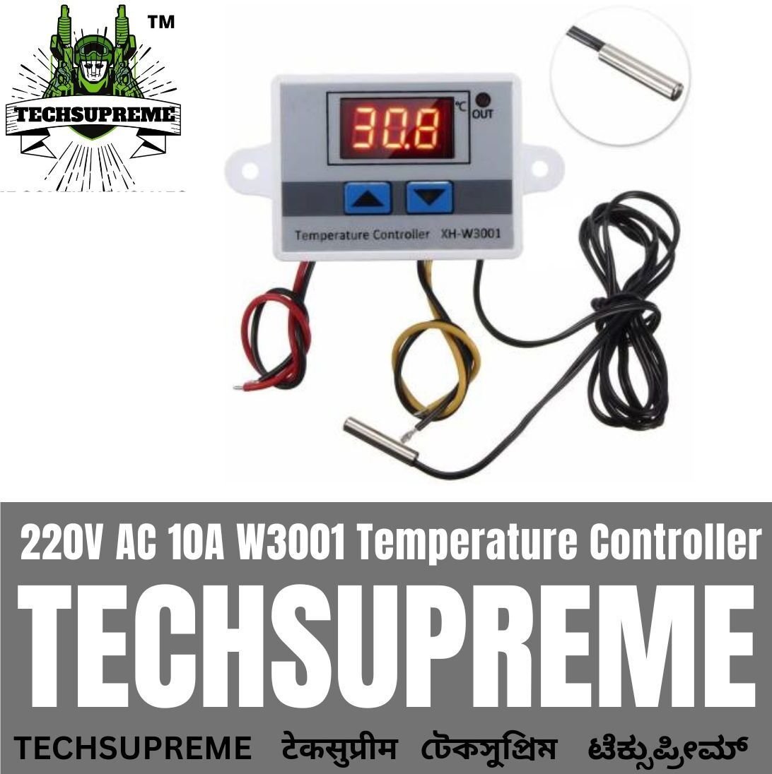 TechSupreme W3001 Intelligent Digital Thermostat temperature controller for Incubator A3 Multipurpose Controller-image-4