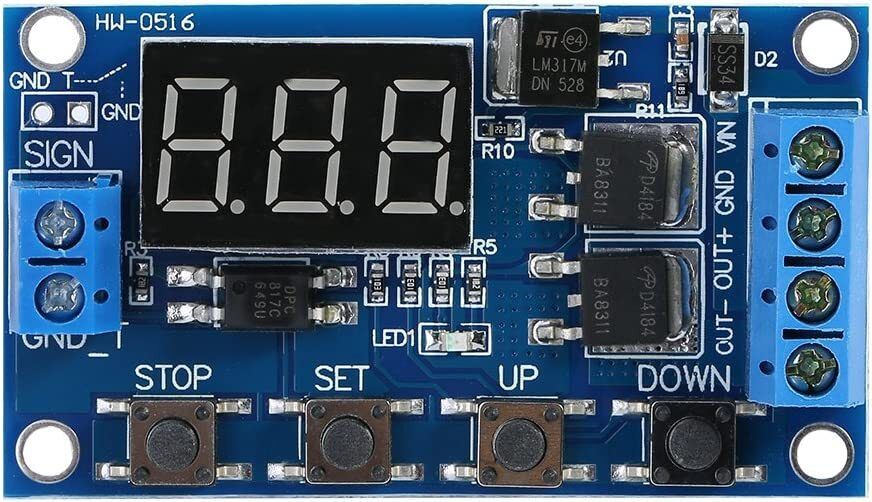 shockley DC 5V-36V Timer Dual MOSFET Relay Module Trigger Cycle Delay Switch (1 Piece) Multipurpose Controller-picture-10