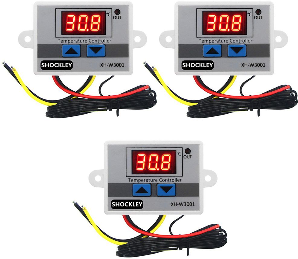 shockley electronics XH-W3001 Intelligent Thermostat temperature controller (220V / 1500W) (3 Pcs) Multipurpose Controller-image-47