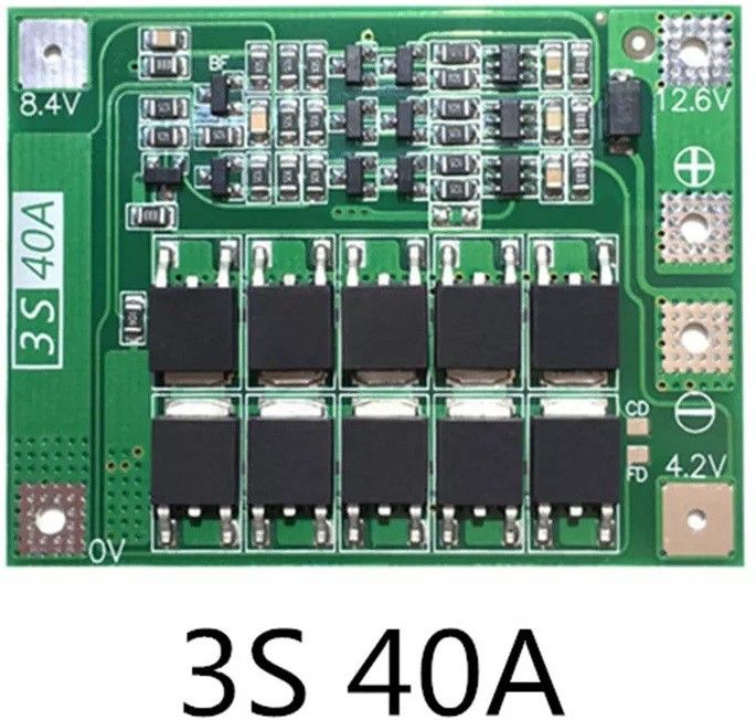 electrolight 3S 40A BMS Board 18650 Lithium Battery Protection Board Multipurpose Controller-image-24