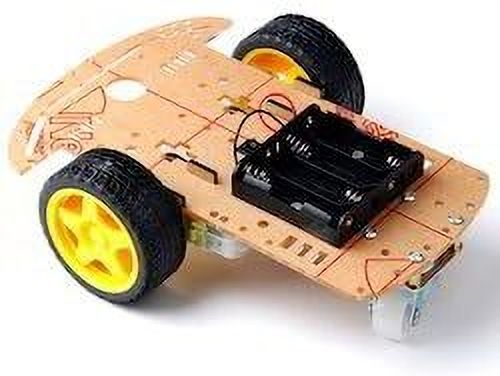ROBODIUM Smart Robot Car Chassis Kit, 2-Wheel Drive, 3-6V DC Motors Multipurpose Controller