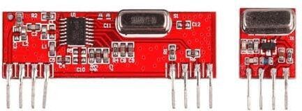ROBODIUM 433MHz Transmitter Receiver Module, ASK RF Module, 3-12V Operating Range Multipurpose Controller