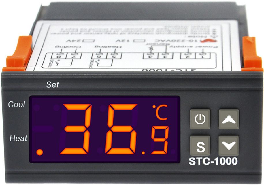 TM&W LED Digital Temperature Controller STC-1000 220V Thermoregulator, Multipurpose Controller