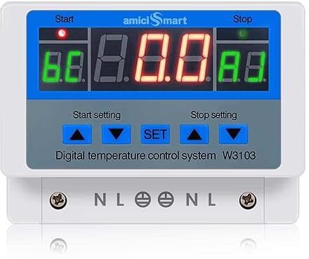 amiciSmart W3103 Digital Temperature Controller 230V AC Multipurpose Controller-picture-10