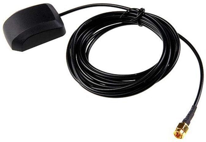 ROBODIUM GPS/GLONASS GNSS Antenna, 3 Meter Cable, IP67 Waterproof Multipurpose Controller