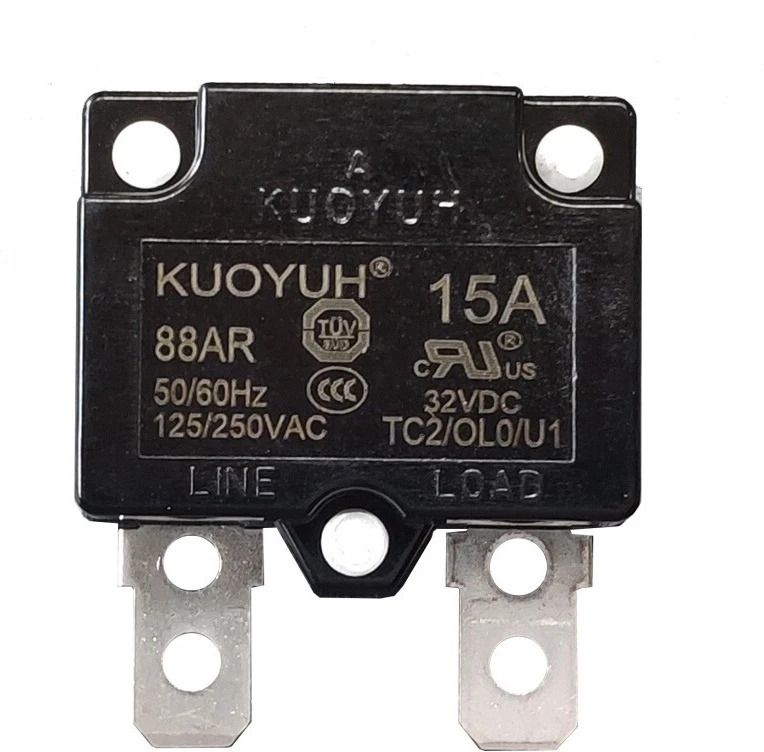 KUOYUH Circuit Breaker 88AR 15A Series 125/250VAC 50/60Hz 32VDC Multipurpose Controller-picture-12