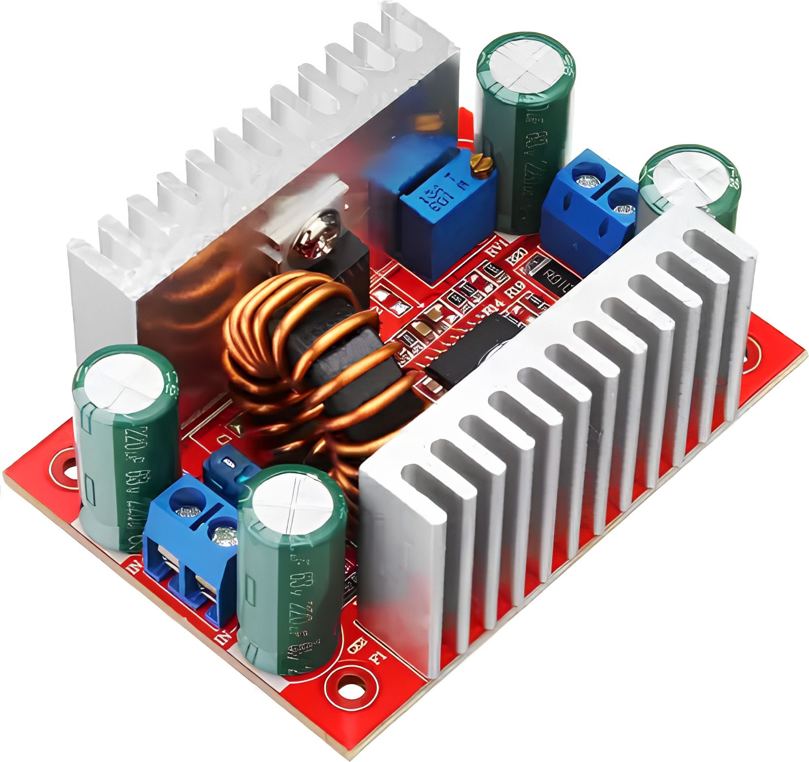 shockley DC 400W 15A Step-up Boost Converter Power Supply DC8.5V-50V to DC10V-60V (1 Pc) Multipurpose Controller-picture-29