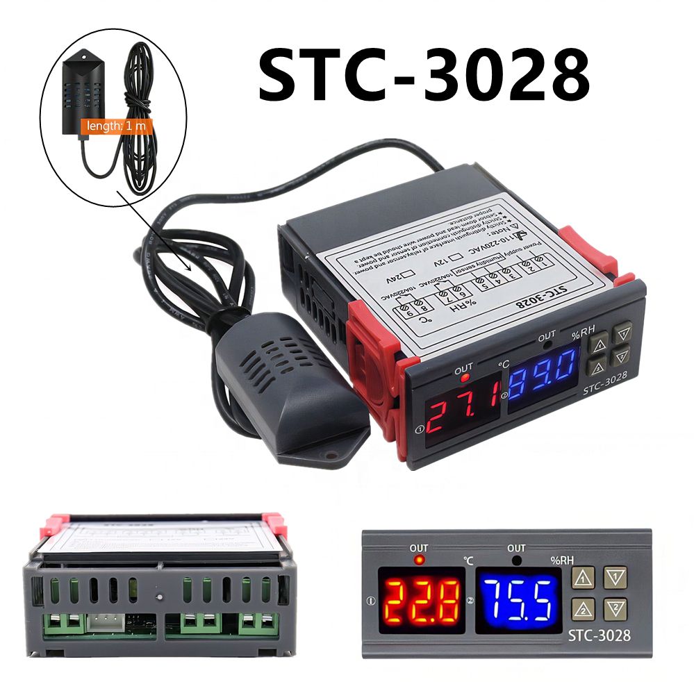 TM&W STC3028 digital Temperature & Humidity Controller Thermostat STC 3028 Multipurpose Controller-picture-25