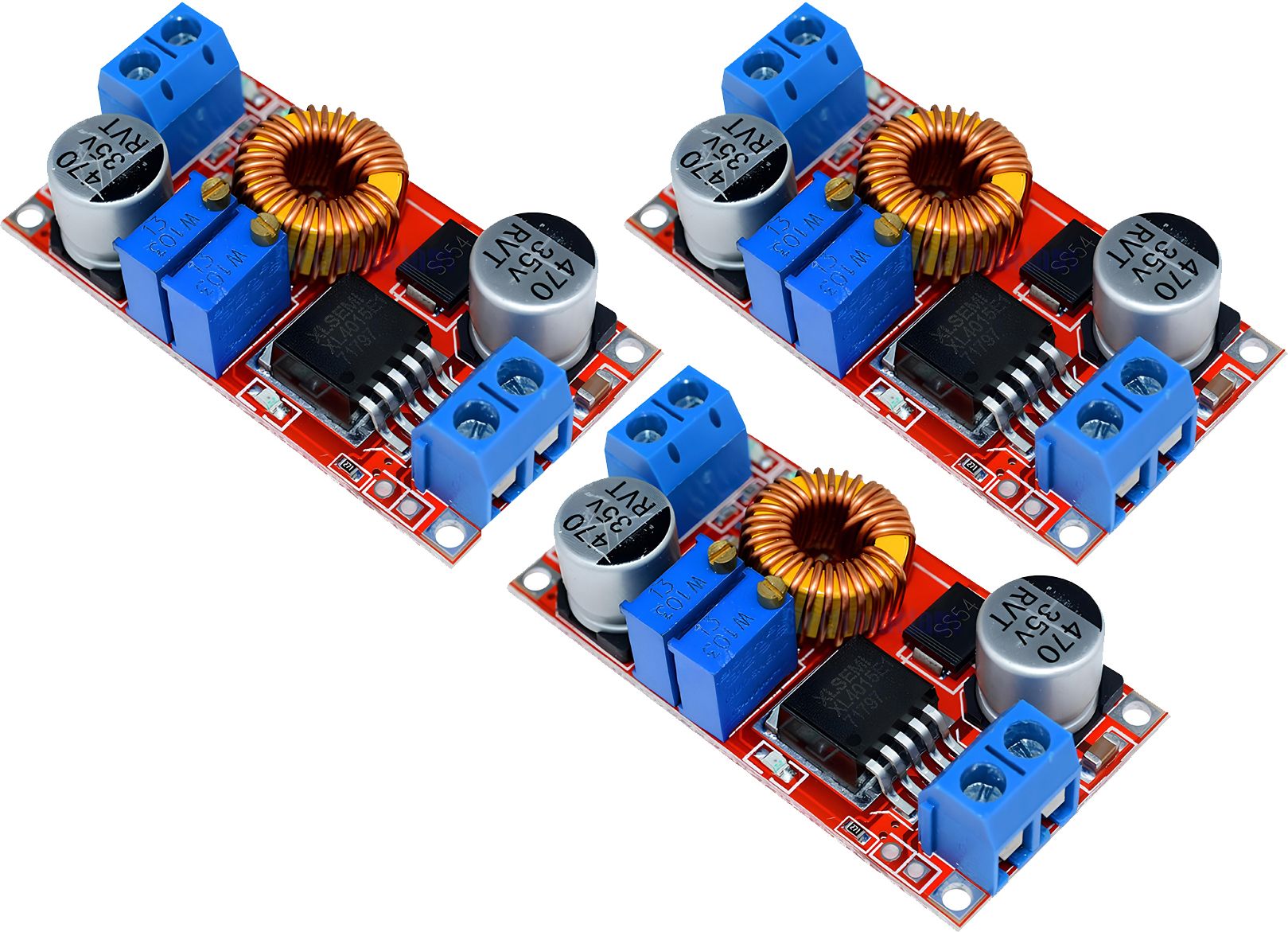shockley XL4015 DC-DC Buck Converter Step Down Lithium Battery Charger Module (3 Pc) Multipurpose Controller-picture-32