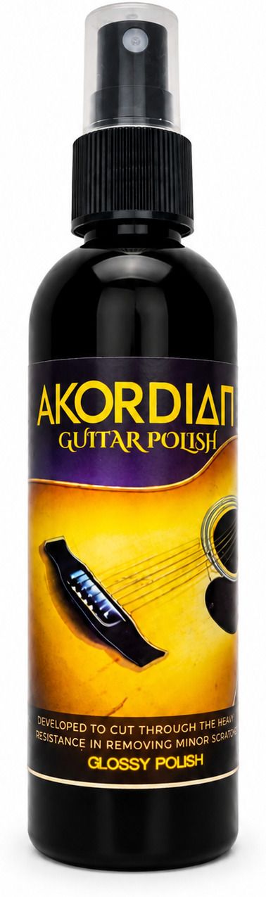 akordian AKO-GPG-01 Guitar Polish Cleaner Spray 100ml for Glossy Guitar Finishes Music Instrument Polish-picture-25