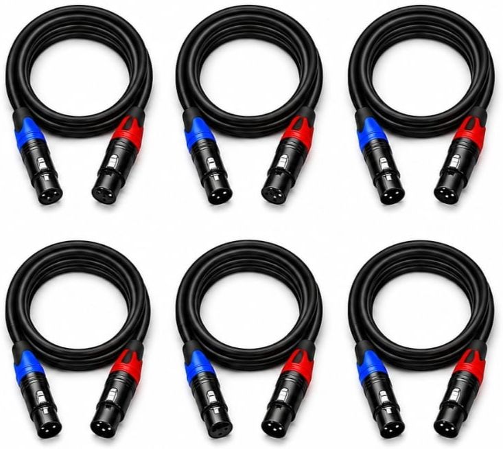 XLR Cable for Condenser Microphone Balanced 3 Pin fr Stdio Amplifir Mixr Speker Speaker Cabinets-image-10