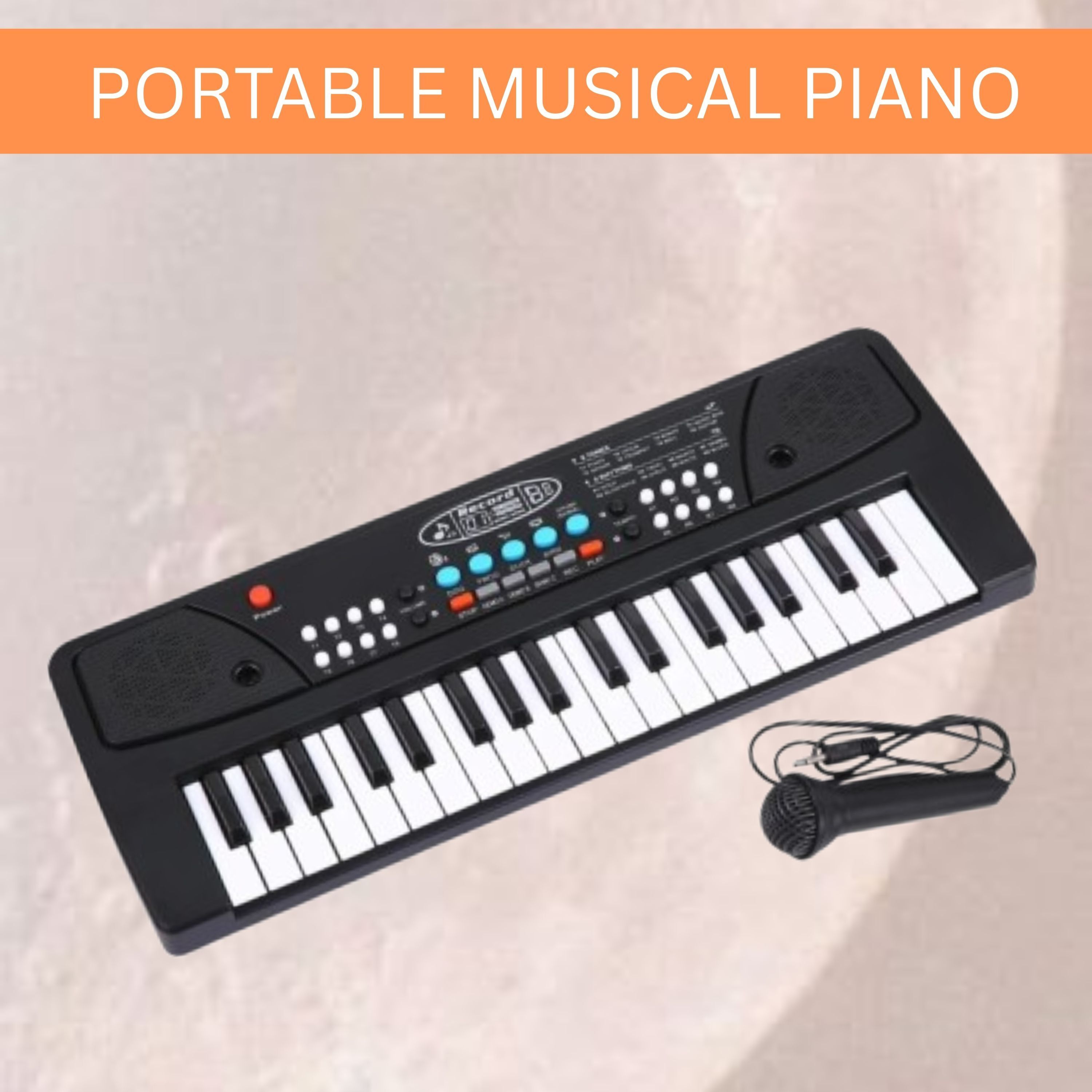 sacro (Piano Keyboard) with Mic/37 Keys 8Rhythms, 8Tones, Portable Electronic ToyE498 (Piano Keyboard) with Mic/37 Keys 8Rhythms, 8Tones, Portable Electronic ToyE498 Analog Portable Keyboard-picture-6