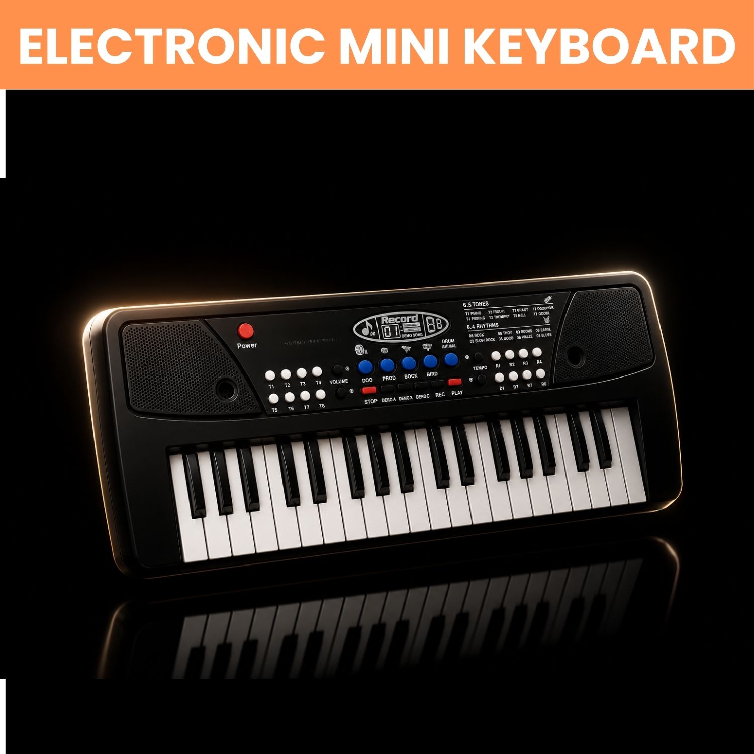 clairbell Piano Keyboard With Mic 37 Keys Music Toy Protable Electronic Piano for KidsE255 Piano Keyboard With Mic 37 Keys Music Toy Protable Electronic Piano for KidsE255 Analog Digital Piano-picture-14