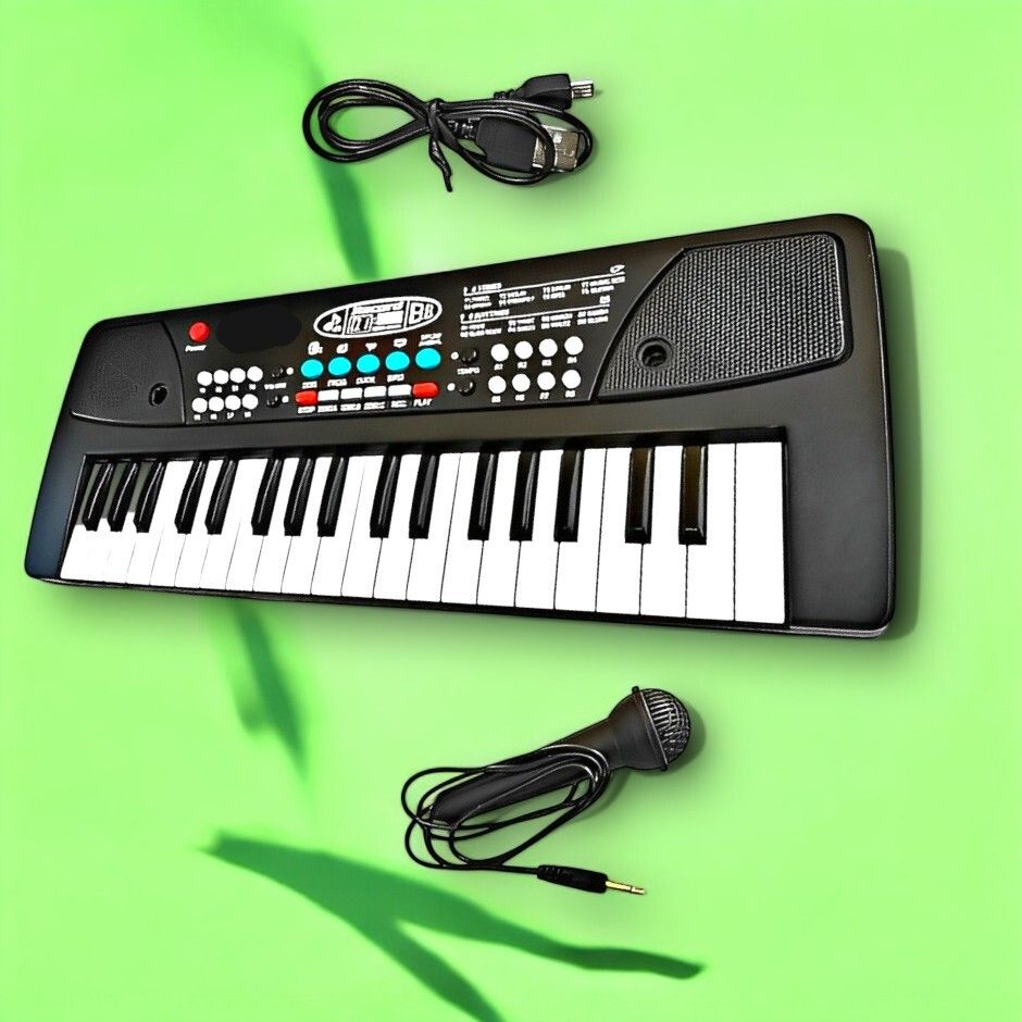 X3 key piano keyboard toy with mic and dc power option recording X3 key piano keyboard toy with mic and dc power option recording Analog Digital Piano-image-45