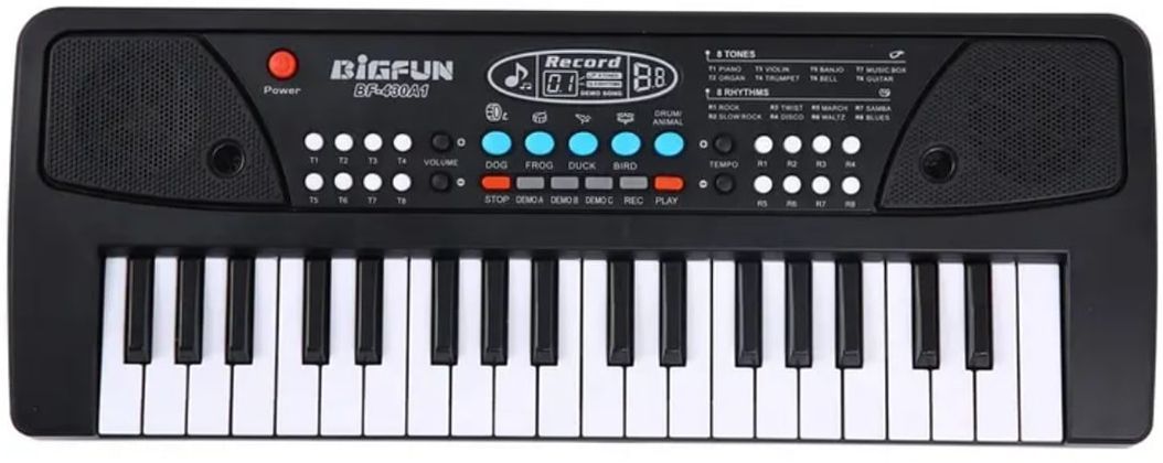 star venture Piano 37 Keys Piano Keyboard Digital Piano Children Gift Toy Electronic Organ 37 Keys USB Organ Kids Electric Piano with Microphone Black Digital Music Analog Portable Keyboard-picture-33