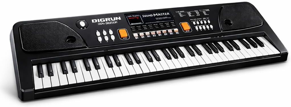 toofun Keyboard Piano with Mic & Display | Record Function | For Beginners Kids Direct DC Power Option with Micro USB Cable | Analog Portable Keyboard Analog Portable Keyboard-picture-23