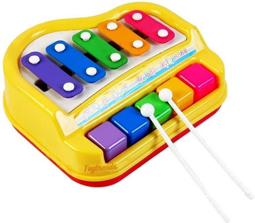 SALEOFF26720_@_1045 Xylophone 2-in-1 Premium Piano 5 Key Scale Musical Toy For Kids - 326 Analog Digital Piano-image-39