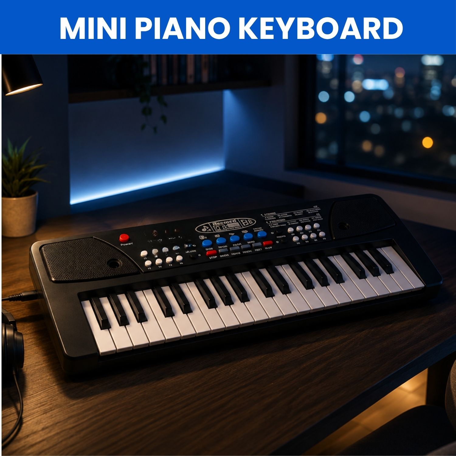 sacro Piano Keyboard With Mic 37 Keys Music Toy Protable Electronic Piano for KidsQ289 Piano Keyboard With Mic 37 Keys Music Toy Protable Electronic Piano for KidsQ289 Analog Digital Piano-picture-39
