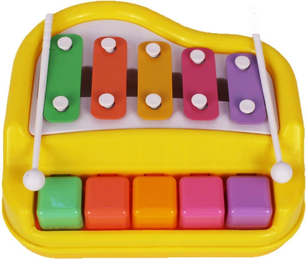 SALEOFF26513_@_1319 Xylophone 2-in-1 Premium Piano 5 Key Scale Musical Toy For Kids - 119 Analog Digital Piano-image-15