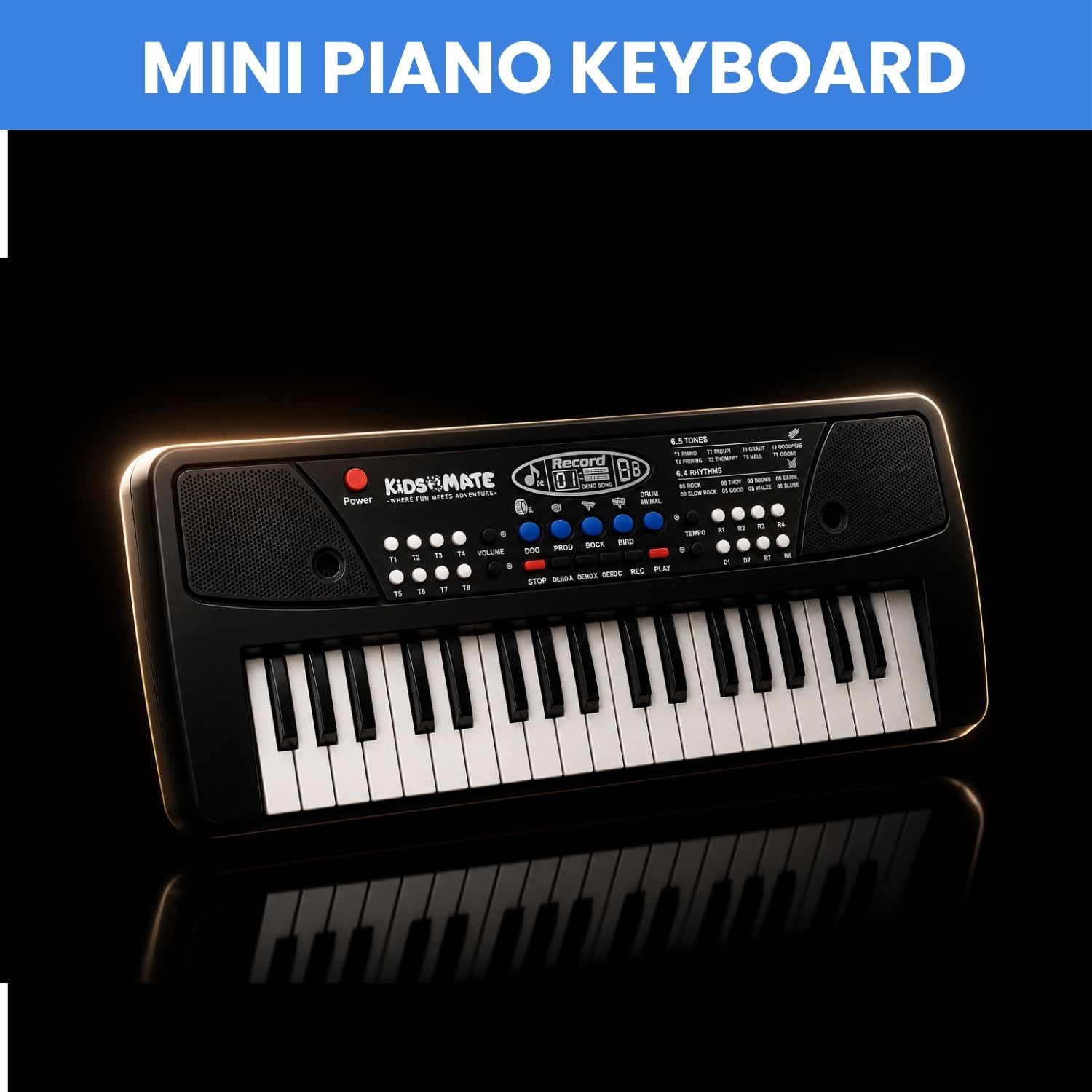 clairbell Piano Keyboard With Mic 37 Keys Music Toy Protable Electronic Piano for KidsE442 Piano Keyboard With Mic 37 Keys Music Toy Protable Electronic Piano for KidsE442 Analog Digital Piano-picture-20