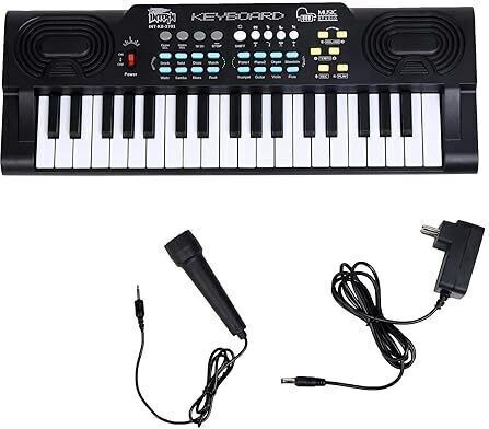 37 Keys Portable Piano Keyboard Piano Keyboard Toy Kids with Mic Intern 37 Keys Piano Analog Portable Keyboard