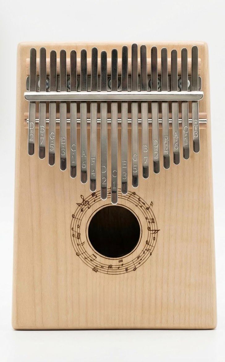 17-Key Kalimba Thumb Piano | Maple + Walnut Dual-Tone Wood Body for Melodious 17-Key Kalimba Thumb Piano | Maple + Walnut Dual-Tone Wood Body for Melodious Analog Portable Keyboard-image-38