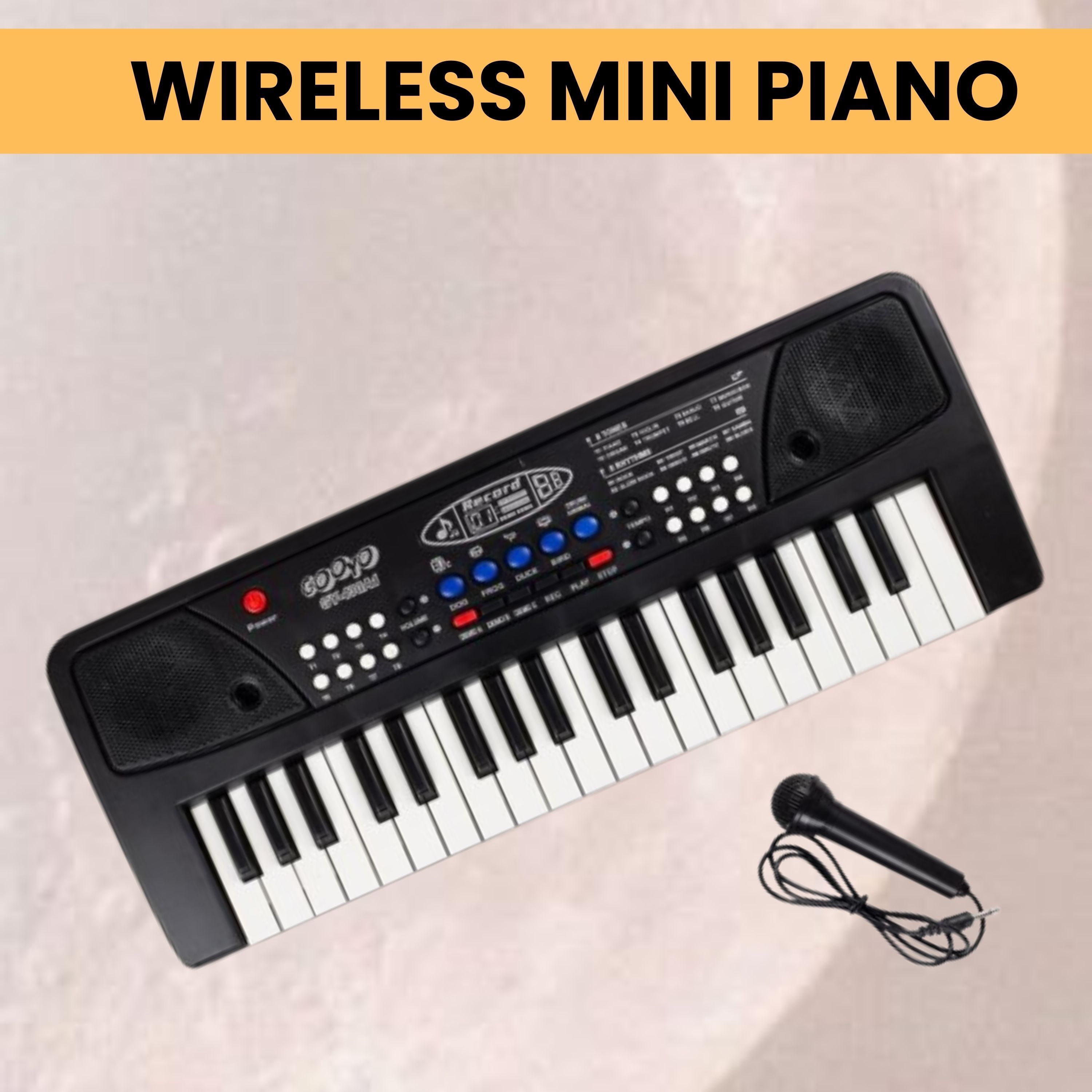 clairbell (Piano Keyboard) with Mic/37 Keys 8Rhythms, 8Tones, Portable Electronic ToyW260 (Piano Keyboard) with Mic/37 Keys 8Rhythms, 8Tones, Portable Electronic ToyW260 Analog Portable Keyboard-picture-39