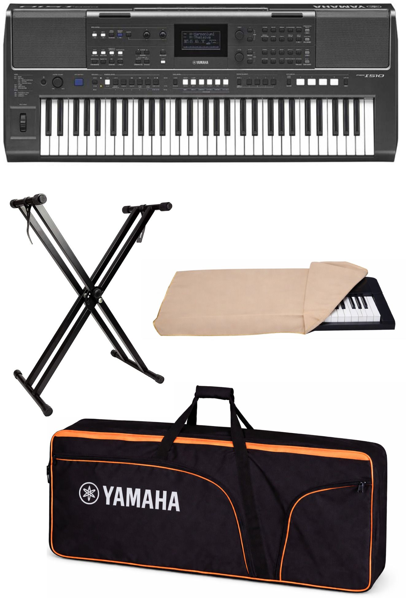 yamaha PSR-I500 + CARRY CASE + DOUBLE PIPE STAND+DUST COVER I510 Digital Portable Keyboard-picture-15