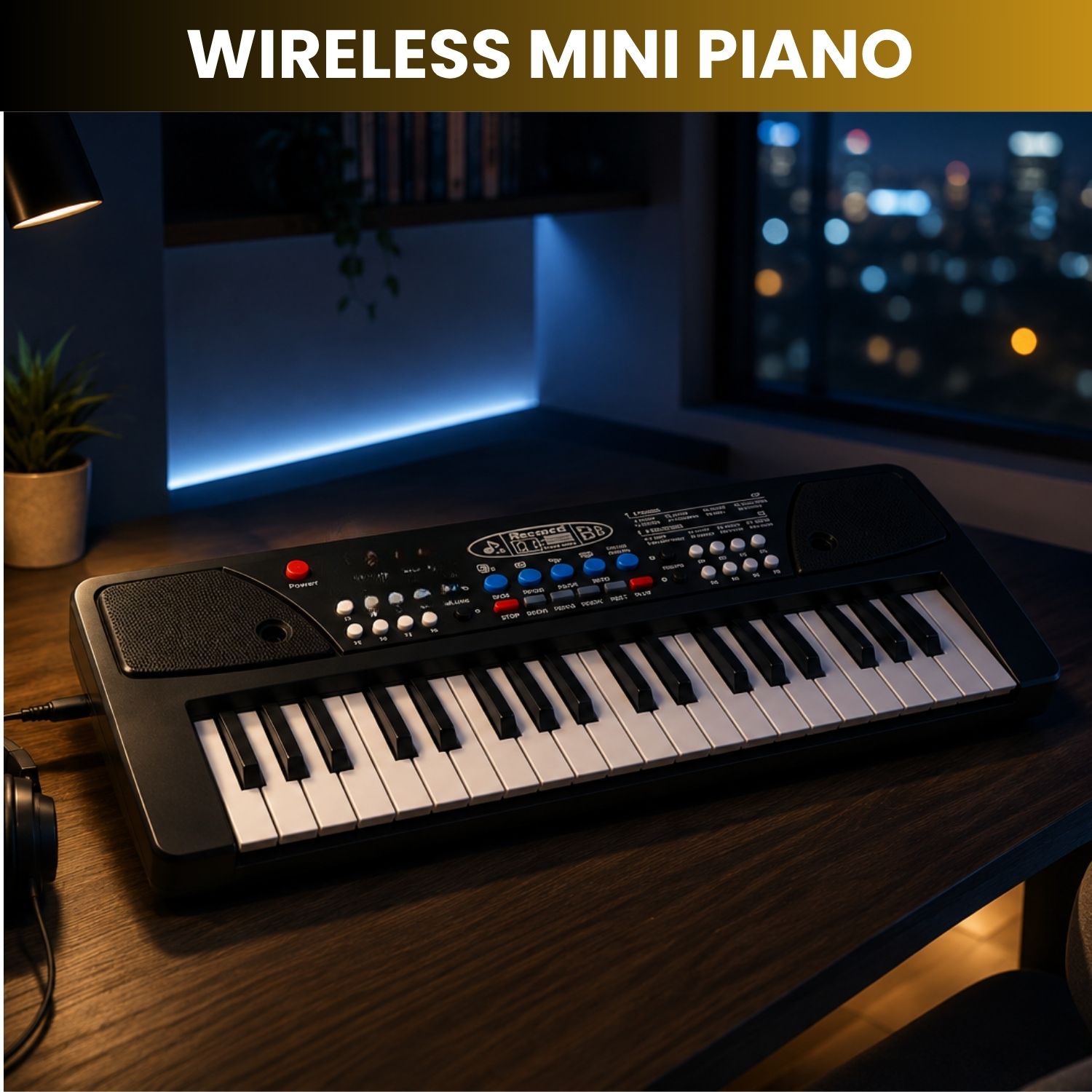 guggu Piano Keyboard With Mic 37 Keys Music Toy Protable Electronic Piano for KidsT107 Piano Keyboard With Mic 37 Keys Music Toy Protable Electronic Piano for KidsT107 Analog Digital Piano-picture-29