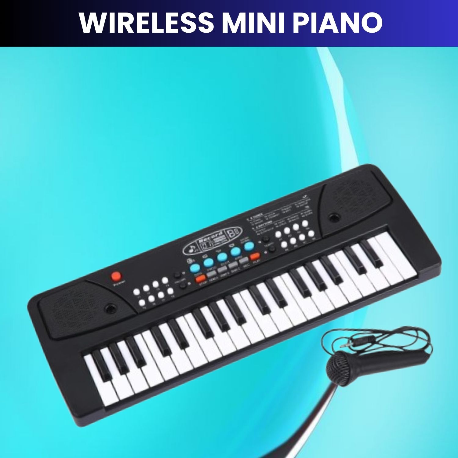 sacro Musical Sound Toys 37Key (Piano Keyboard) with Recording & Mic for Boy/GirlX286 Musical Sound Toys 37Key (Piano Keyboard) with Recording & Mic for Boy/GirlX286 Analog Portable Keyboard-picture-18