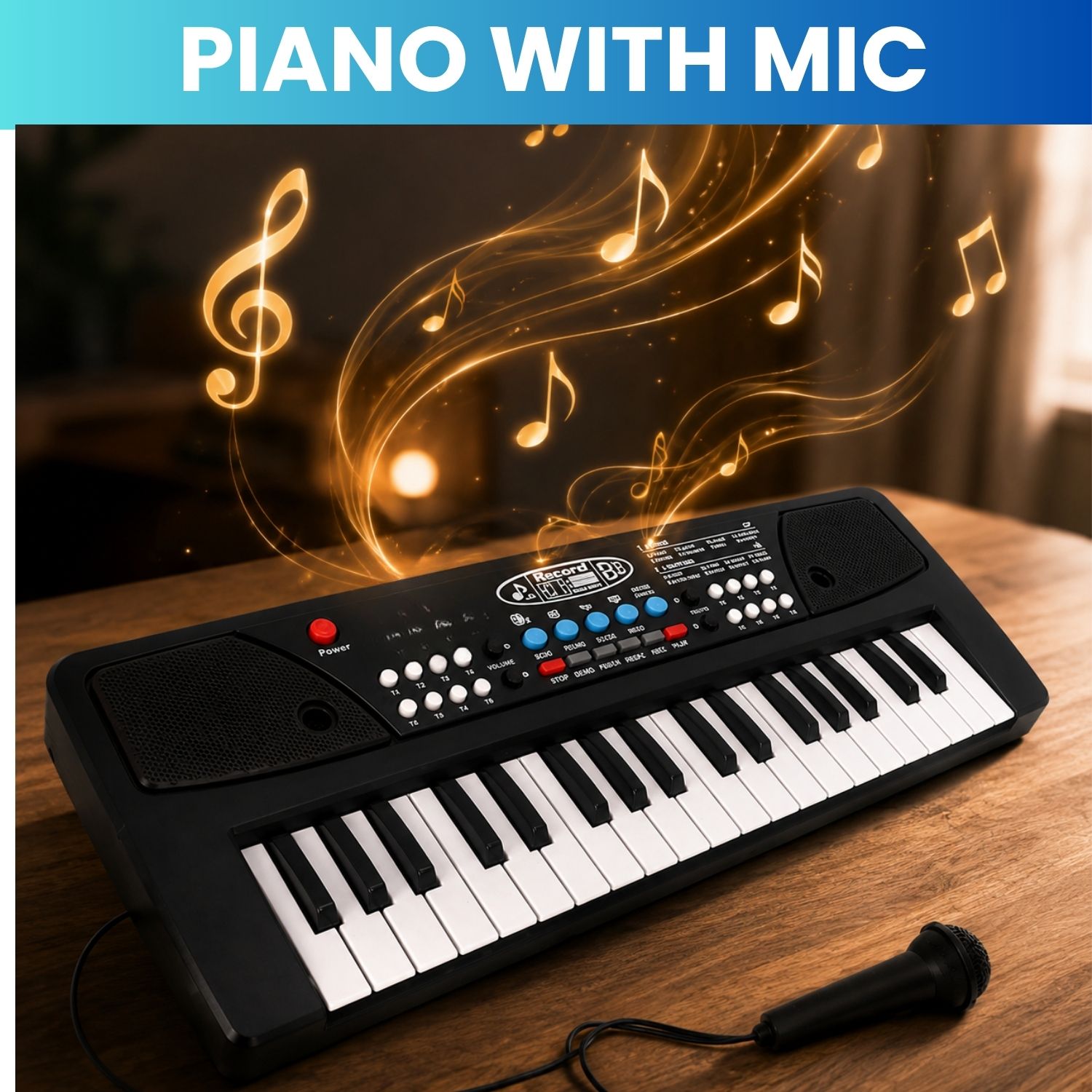 frony Piano Keyboard With Mic 37 Keys Music Toy Protable Electronic Piano for KidsW37 Piano Keyboard With Mic 37 Keys Music Toy Protable Electronic Piano for KidsW37 Analog Digital Piano-picture-34