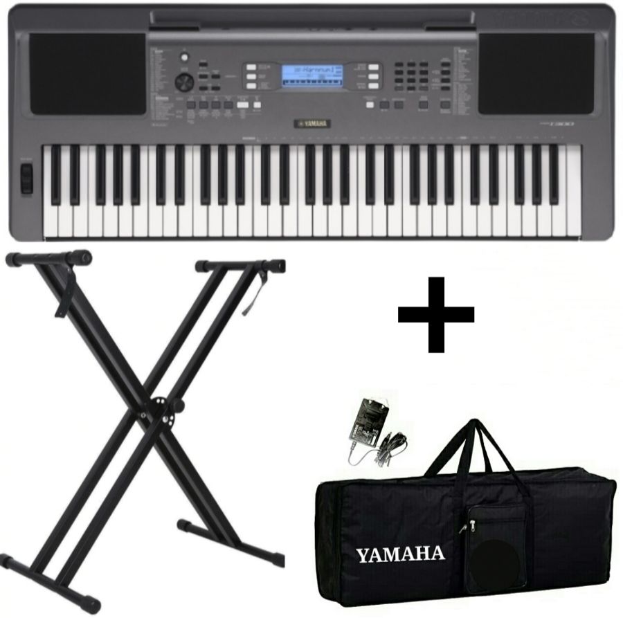 PSR-I300 + CARRY CASE + DOUBLE PIPE STAND PSR-I300 Digital Portable Keyboard