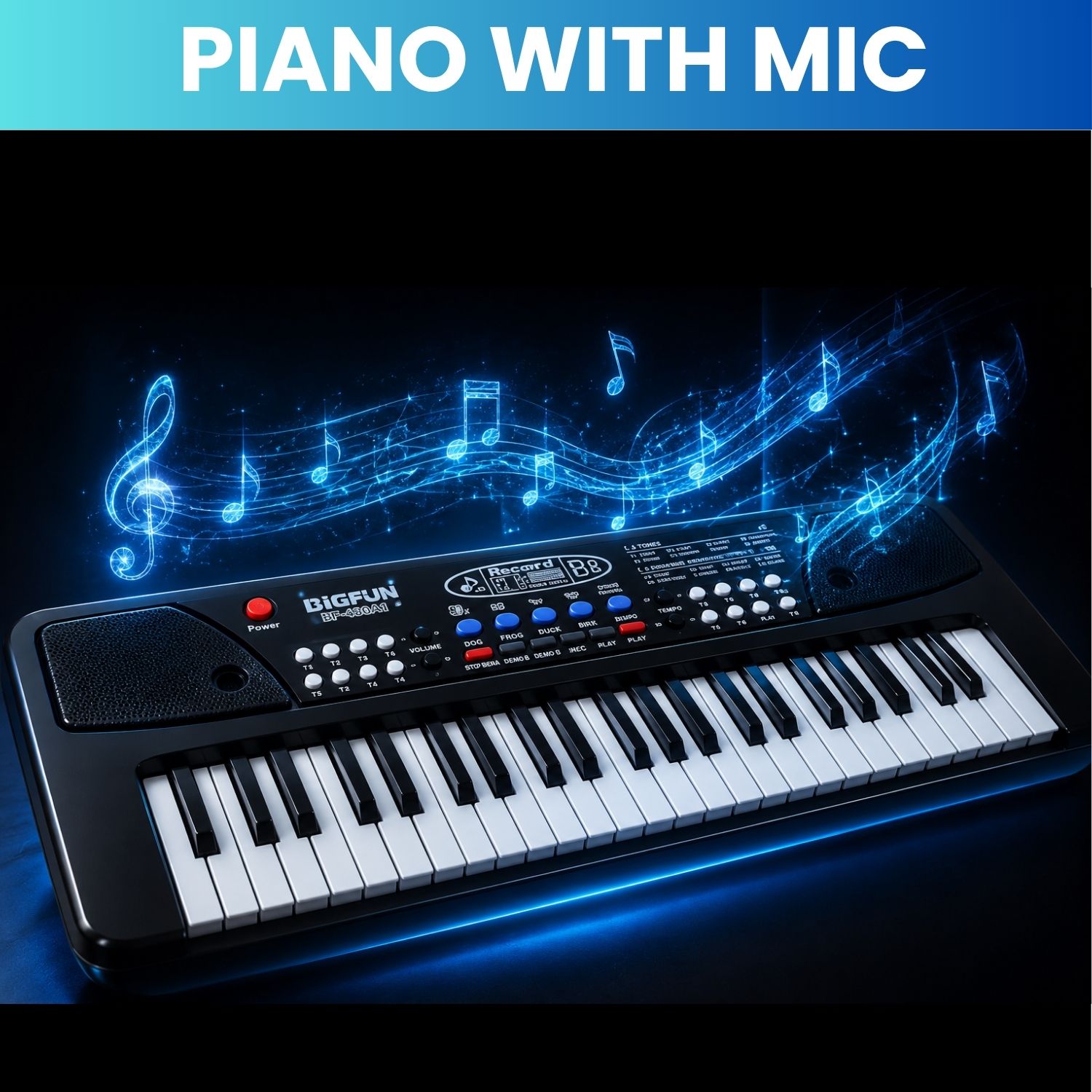 clairbell Piano Keyboard With Mic 37 Keys Music Toy Protable Electronic Piano for KidsE296 Piano Keyboard With Mic 37 Keys Music Toy Protable Electronic Piano for KidsE296 Analog Digital Piano-picture-26