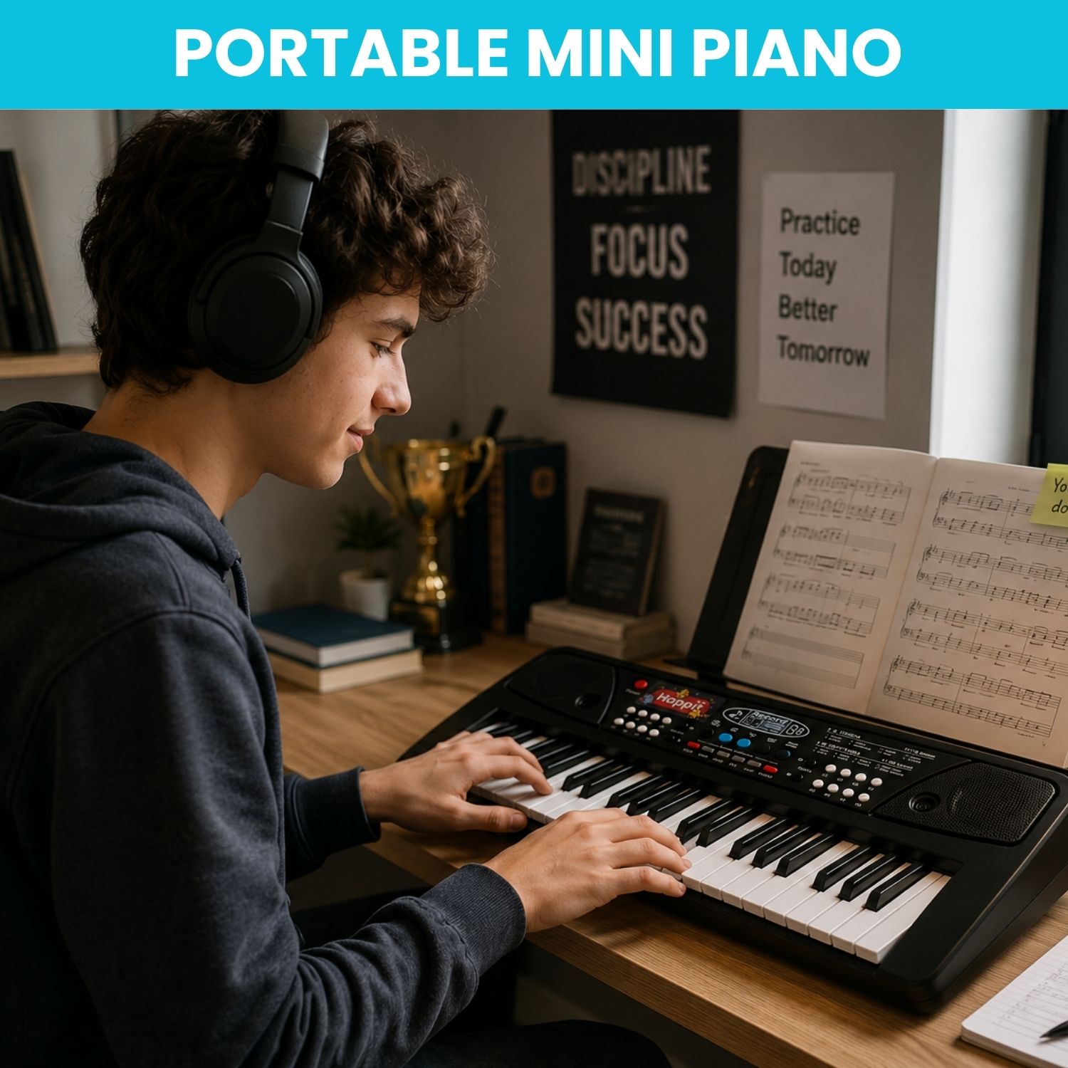 clairbell Piano Keyboard With Mic 37 Keys Music Toy Protable Electronic Piano for KidsE239 Piano Keyboard With Mic 37 Keys Music Toy Protable Electronic Piano for KidsE239 Analog Digital Piano-picture-21