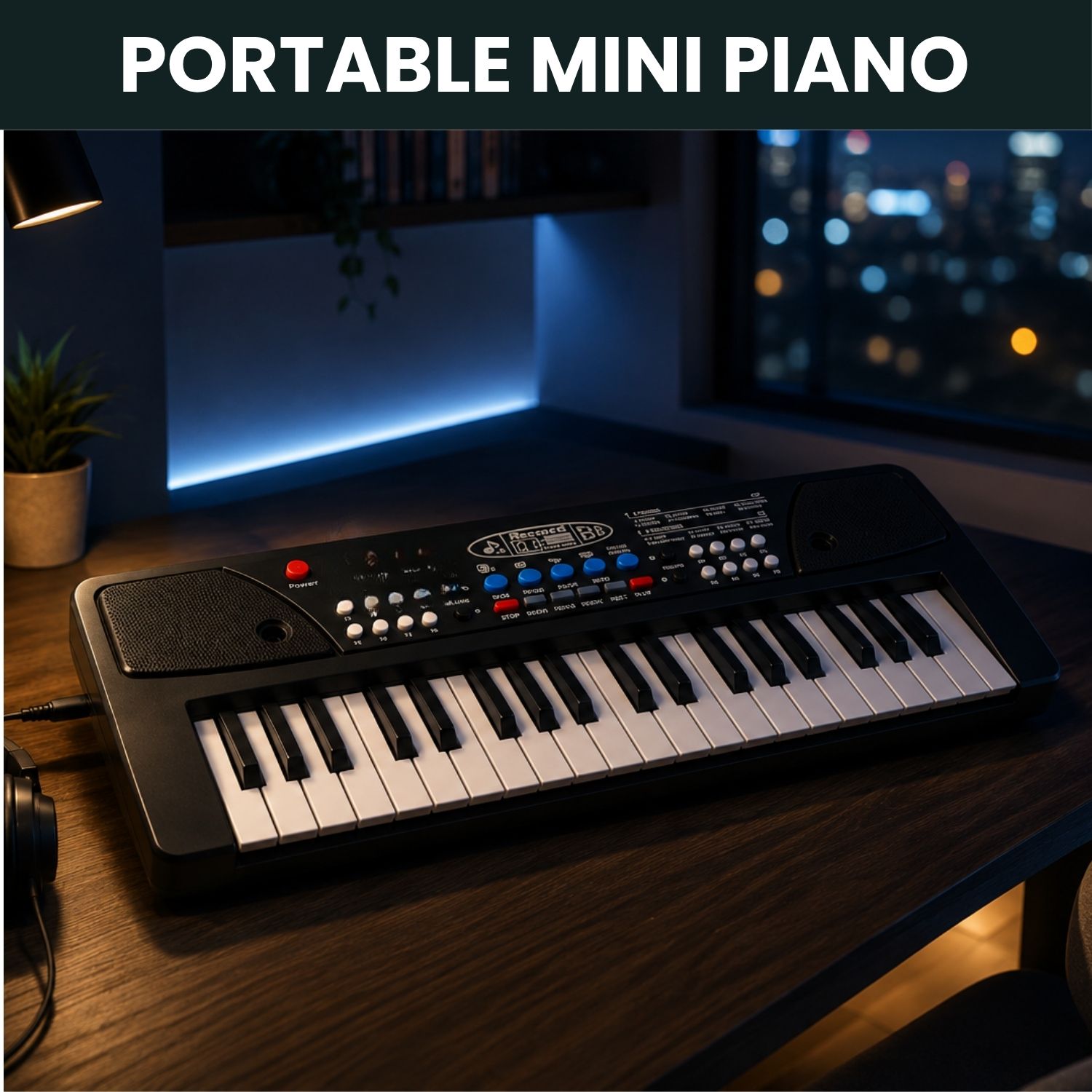 clairbell Piano Keyboard With Mic 37 Keys Music Toy Protable Electronic Piano for KidsE285 Piano Keyboard With Mic 37 Keys Music Toy Protable Electronic Piano for KidsE285 Analog Digital Piano-picture-36
