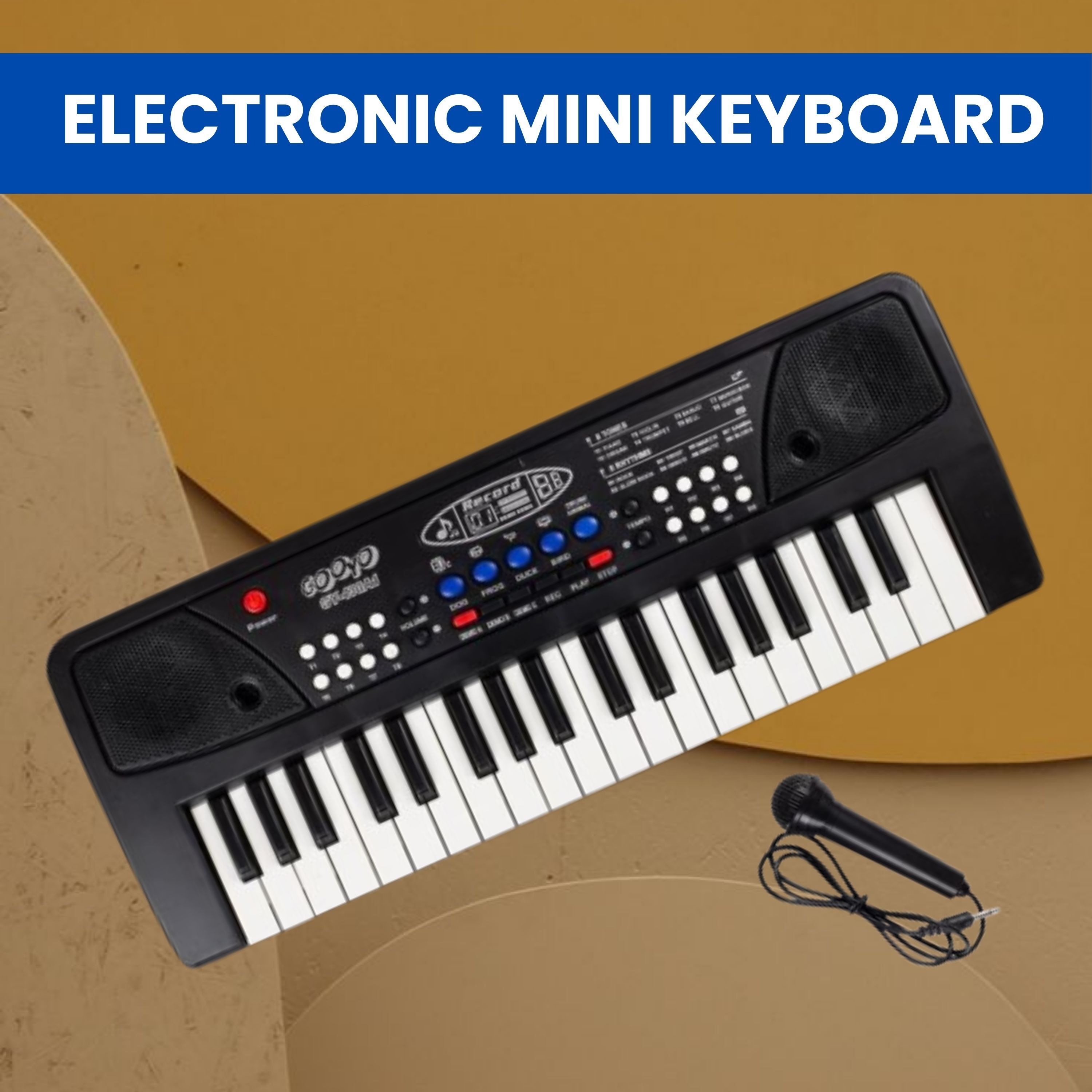 sacro (Piano Keyboard) with Mic/37 Keys 8Rhythms, 8Tones, Portable Electronic ToyE346 (Piano Keyboard) with Mic/37 Keys 8Rhythms, 8Tones, Portable Electronic ToyE346 Analog Portable Keyboard-picture-30